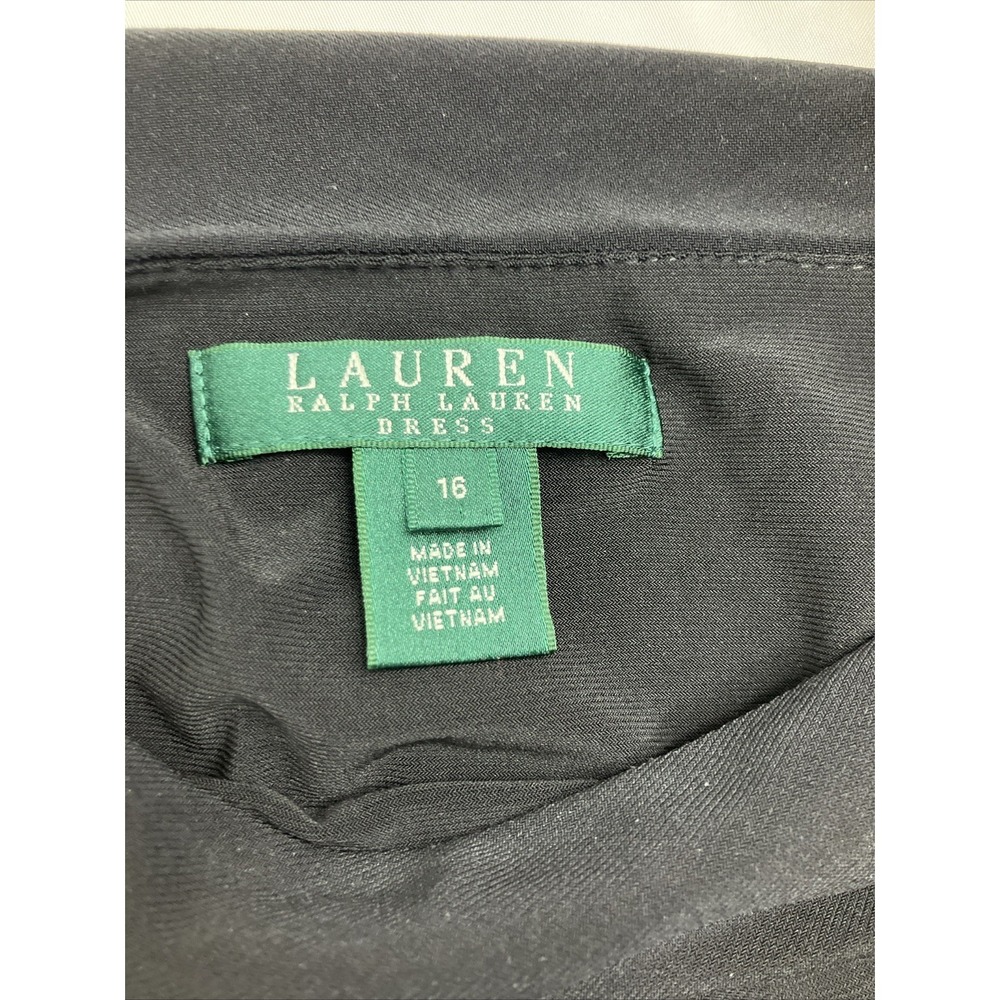 lauren ralph lauren dress size 16 Black & White Dress Sz 16 - Picture 3 of 6